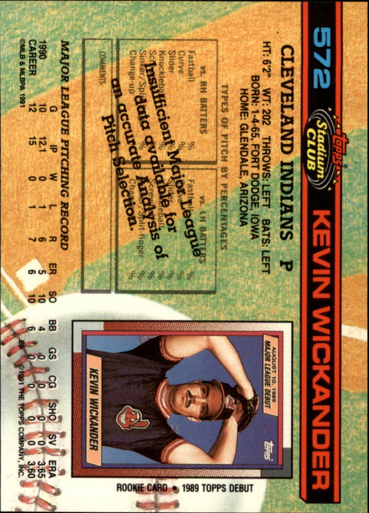 A1126- 1991 Stadium Club BB Cards 401-600 +Rookies -You Pick- 10+ FREE US SHIP - Picture 345 of 401