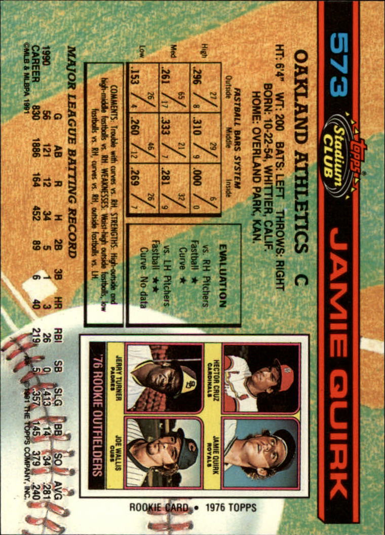 A1126- 1991 Stadium Club BB Cards 401-600 +Rookies -You Pick- 10+ FREE US SHIP - Picture 347 of 401