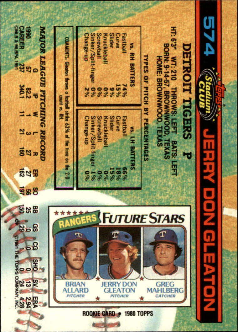 thumbnail 149  - 1991 Stadium Club Baseball Card Pick 501-600