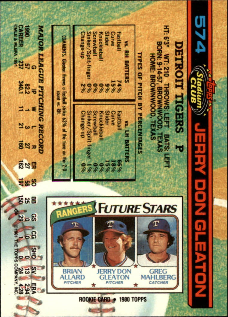 A1126- 1991 Stadium Club BB Cards 401-600 +Rookies -You Pick- 10+ FREE US SHIP - Picture 349 of 401