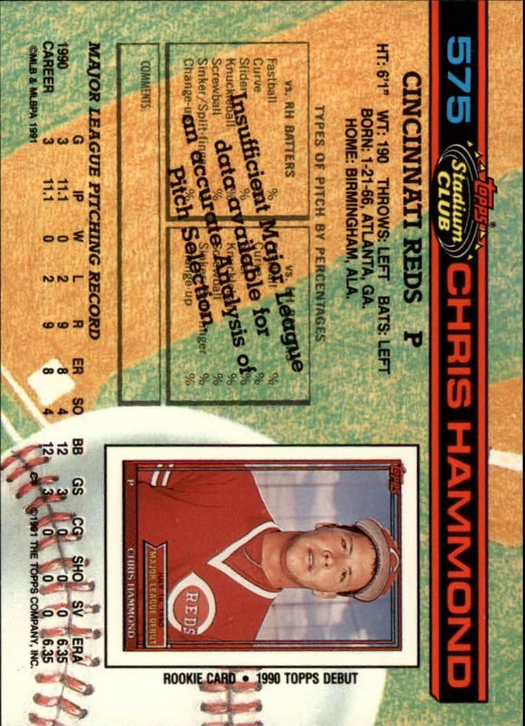 A1126- 1991 Stadium Club BB Cards 401-600 +Rookies -You Pick- 10+ FREE US SHIP - Picture 351 of 401