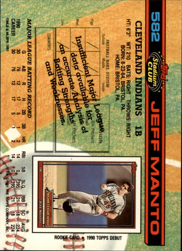 A1126- 1991 Stadium Club BB Cards 401-600 +Rookies -You Pick- 10+ FREE US SHIP - Picture 365 of 401