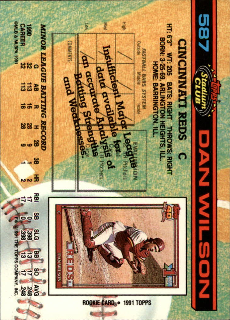 thumbnail 173  - 1991 Stadium Club Baseball Card Pick 501-600