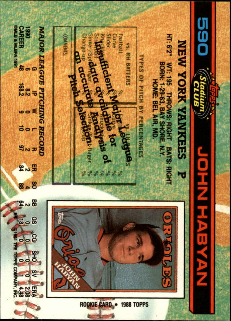 thumbnail 177  - 1991 Stadium Club Baseball Card Pick 501-600