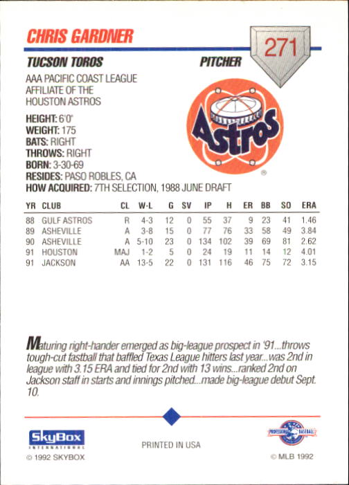 B0451- 1992 SkyBox AAA Baseball Card #s 200-310 -You Pick- 15+ FREE US SHIP - Picture 137 of 209
