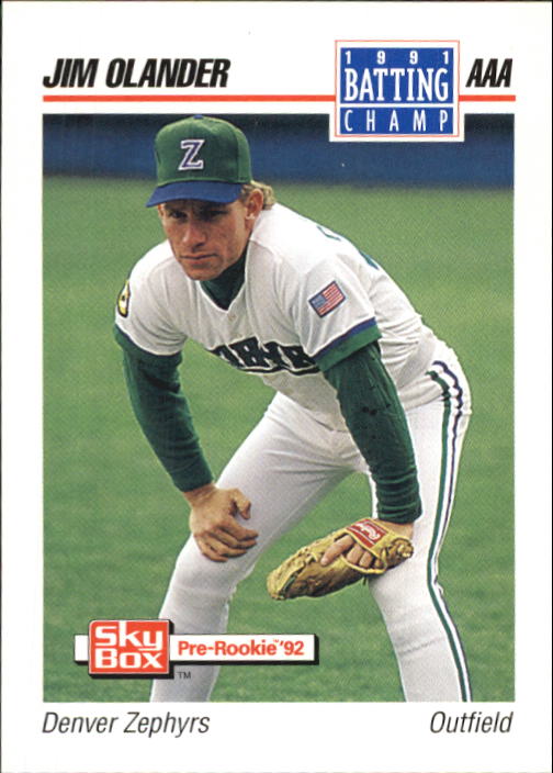 B0451- 1992 SkyBox AAA Baseball Card #s 200-310 -You Pick- 15+ FREE US SHIP - Picture 176 of 209