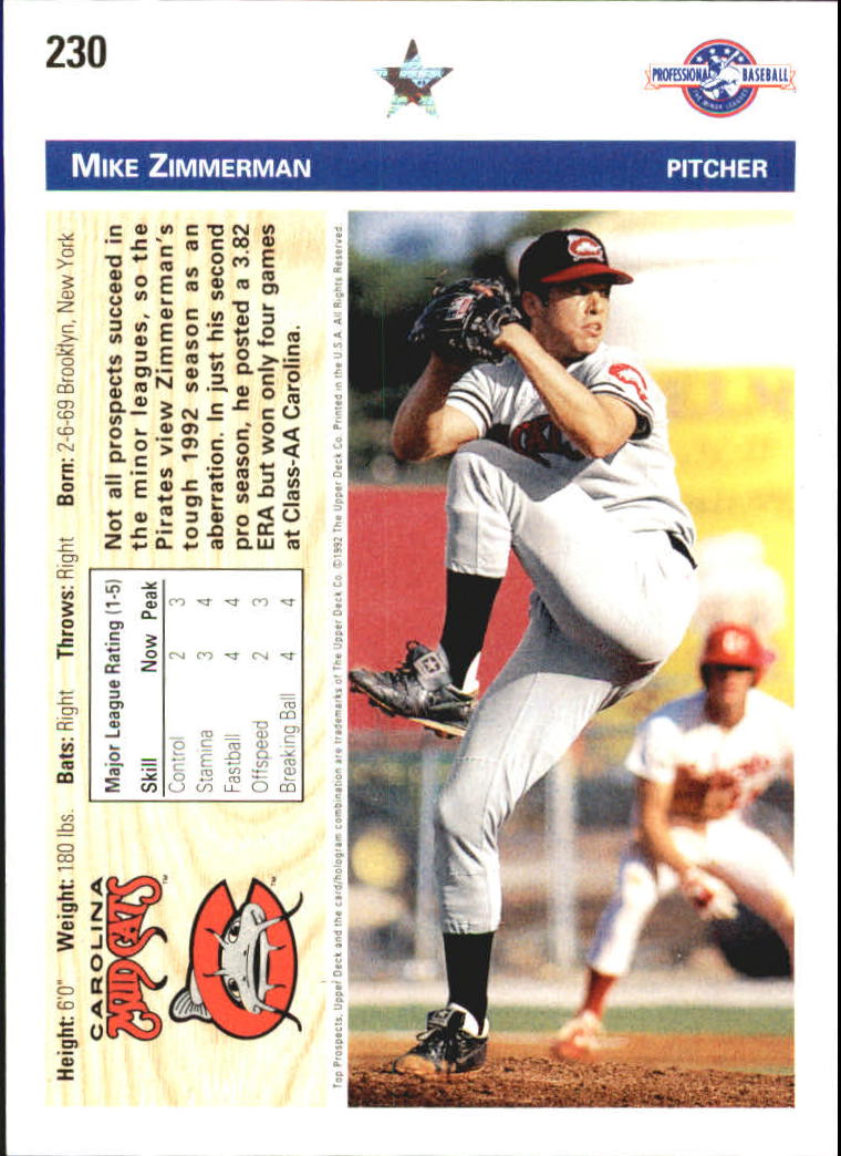 B1849- 1992 Upper Deck Minors BB Card #s 201-330+ -You Pick- 15+ FREE US SHIP