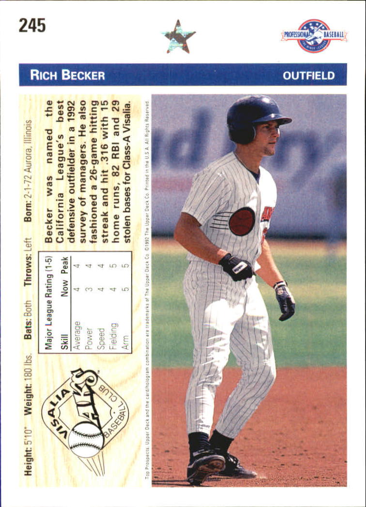 B1849- 1992 Upper Deck Minors BB Card #s 201-330+ -You Pick- 15+ FREE US SHIP