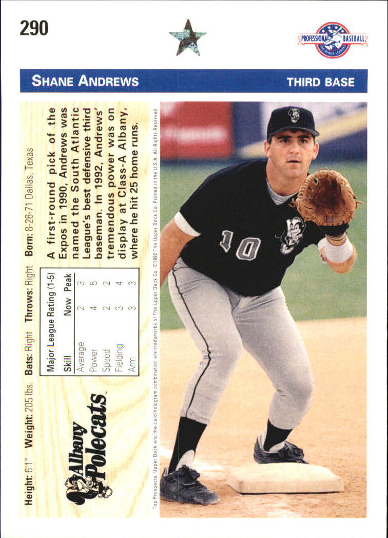 B1849- 1992 Upper Deck Minors BB Card #s 201-330+ -You Pick- 15+ FREE US SHIP