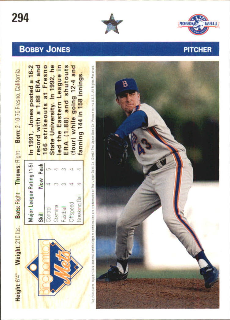 B1849- 1992 Upper Deck Minors BB Card #s 201-330+ -You Pick- 15+ FREE US SHIP