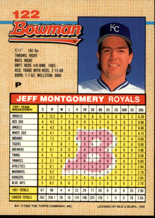 thumbnail 81  - A6548- 1992 Bowman Baseball Cards 1-263 +Rookies -You Pick- 10+ FREE US SHIP