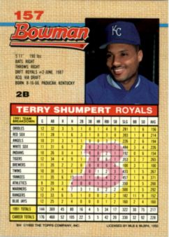thumbnail 128  - A6548- 1992 Bowman Baseball Cards 1-263 +Rookies -You Pick- 10+ FREE US SHIP