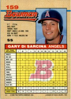 thumbnail 132  - A6548- 1992 Bowman Baseball Cards 1-263 +Rookies -You Pick- 10+ FREE US SHIP