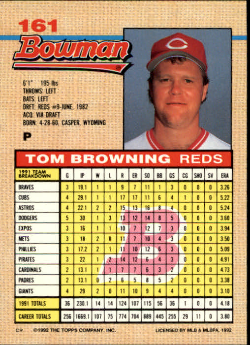 thumbnail 134  - A6548- 1992 Bowman Baseball Cards 1-263 +Rookies -You Pick- 10+ FREE US SHIP