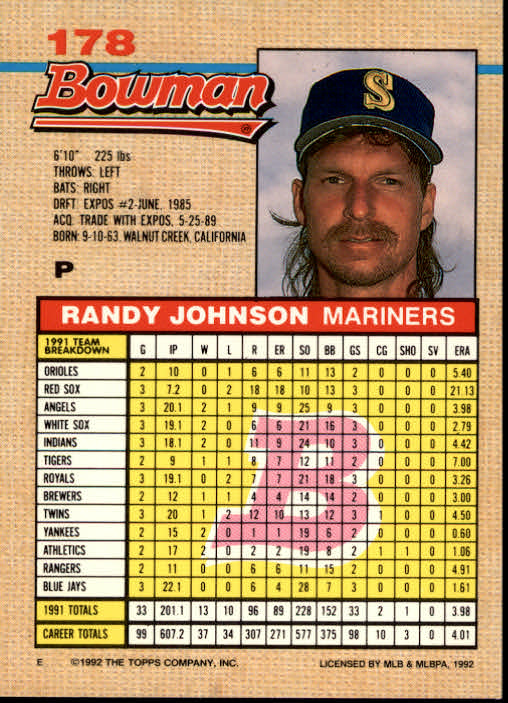 thumbnail 457  - A6548- 1992 Bowman Baseball Cards 1-263 +Rookies -You Pick- 10+ FREE US SHIP