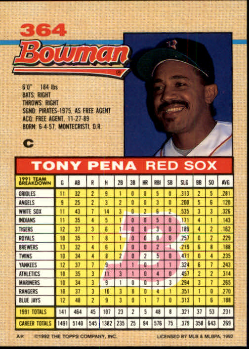 A6548- 1992 Bowman Baseball Cards 264-534 +Rookies -You Pick- 15+ FREE US SHIP - Picture 135 of 374