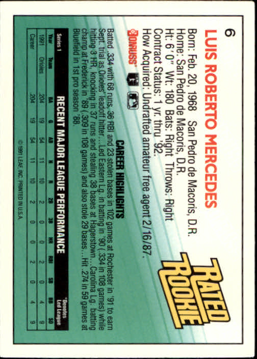 thumbnail 13 - A9587- 1992 Donruss Baseball Cards 1-250 +Rookies -You Pick- 10+ FREE US SHIP