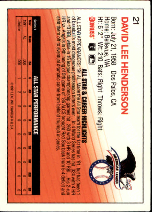 thumbnail 43 - A9587- 1992 Donruss Baseball Cards 1-250 +Rookies -You Pick- 10+ FREE US SHIP