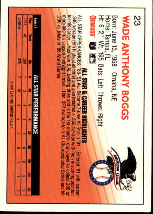 thumbnail 47 - A9587- 1992 Donruss Baseball Cards 1-250 +Rookies -You Pick- 10+ FREE US SHIP