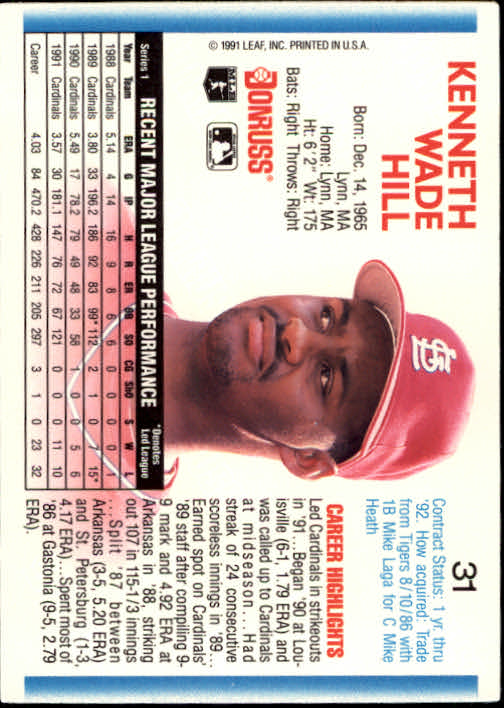 thumbnail 61 - A9587- 1992 Donruss Baseball Cards 1-250 +Rookies -You Pick- 10+ FREE US SHIP