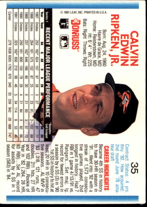 thumbnail 69 - A9587- 1992 Donruss Baseball Cards 1-250 +Rookies -You Pick- 10+ FREE US SHIP