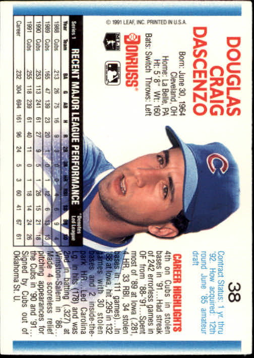 thumbnail 75 - A9587- 1992 Donruss Baseball Cards 1-250 +Rookies -You Pick- 10+ FREE US SHIP
