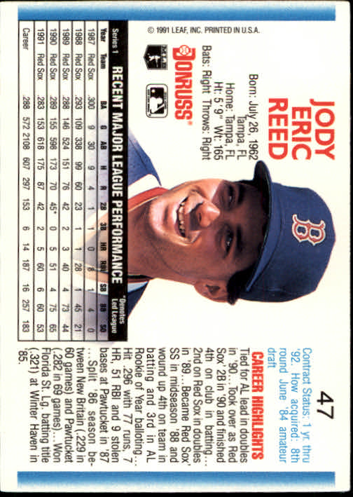 thumbnail 93 - A9587- 1992 Donruss Baseball Cards 1-250 +Rookies -You Pick- 10+ FREE US SHIP