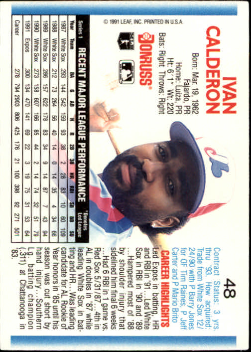 thumbnail 89 - 1992 Donruss Baseball (Pick Card From List)