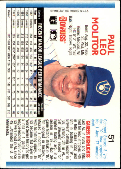 thumbnail 101 - A9587- 1992 Donruss Baseball Cards 1-250 +Rookies -You Pick- 10+ FREE US SHIP