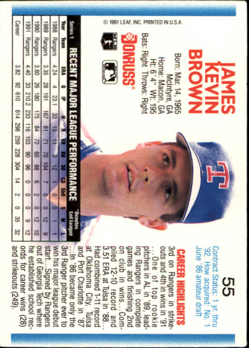 thumbnail 109 - A9587- 1992 Donruss Baseball Cards 1-250 +Rookies -You Pick- 10+ FREE US SHIP