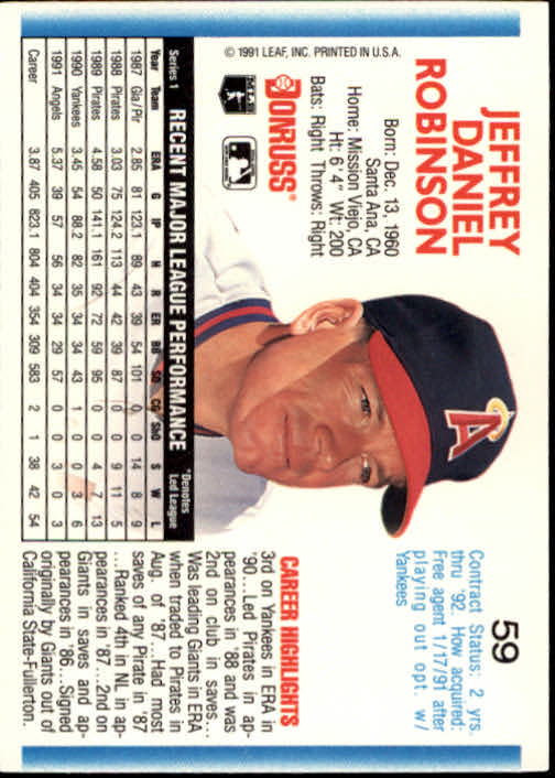 thumbnail 117 - A9587- 1992 Donruss Baseball Cards 1-250 +Rookies -You Pick- 10+ FREE US SHIP