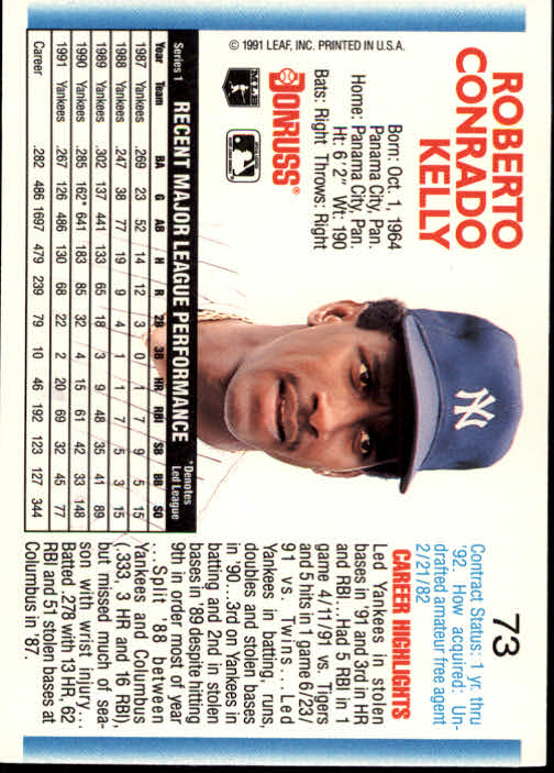 thumbnail 145 - A9587- 1992 Donruss Baseball Cards 1-250 +Rookies -You Pick- 10+ FREE US SHIP