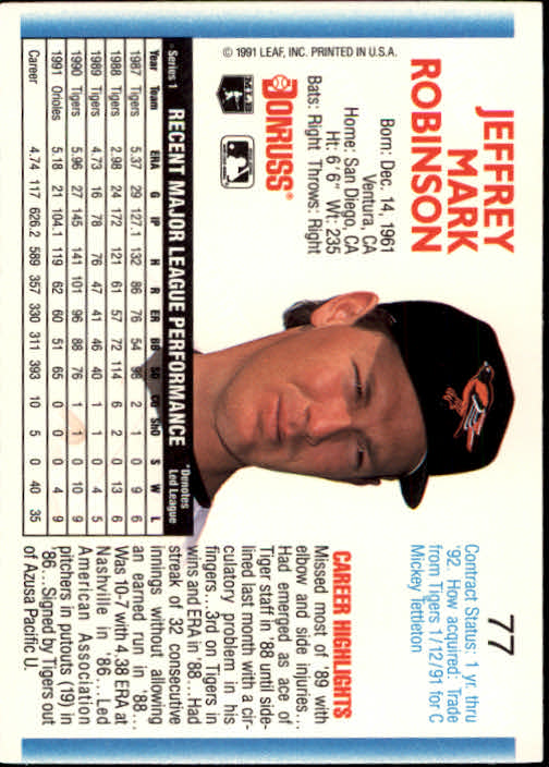thumbnail 153 - A9587- 1992 Donruss Baseball Cards 1-250 +Rookies -You Pick- 10+ FREE US SHIP