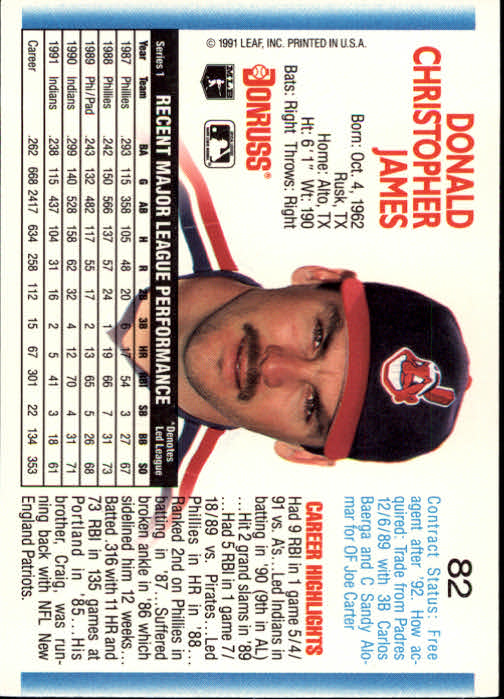 thumbnail 163 - A9587- 1992 Donruss Baseball Cards 1-250 +Rookies -You Pick- 10+ FREE US SHIP