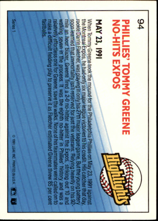 thumbnail 181 - 1992 Donruss Baseball (Pick Card From List)