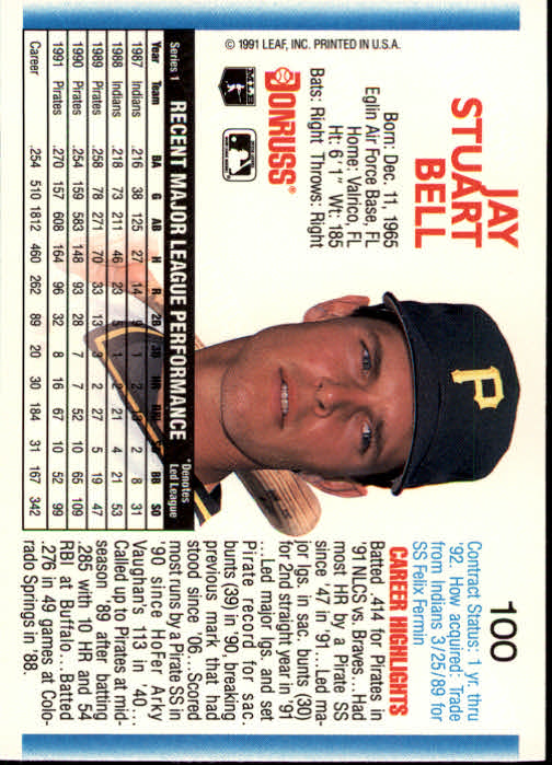 thumbnail 199 - A9587- 1992 Donruss Baseball Cards 1-250 +Rookies -You Pick- 10+ FREE US SHIP