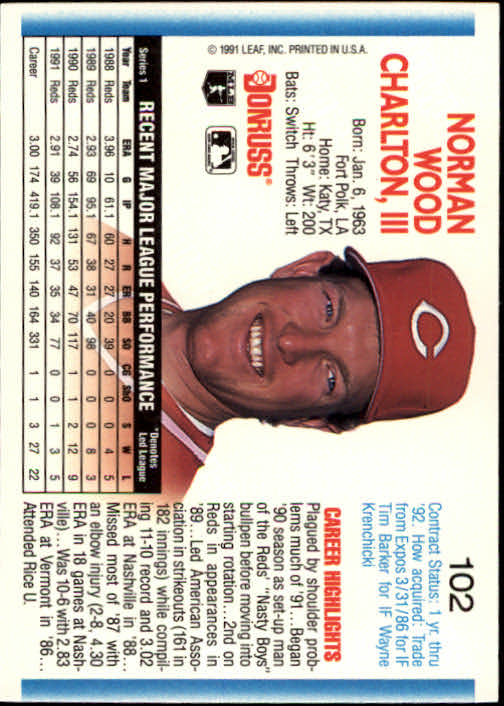 thumbnail 195 - 1992 Donruss Baseball (Pick Card From List)