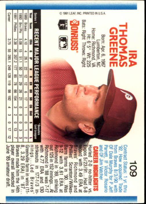 thumbnail 209 - 1992 Donruss Baseball (Pick Card From List)