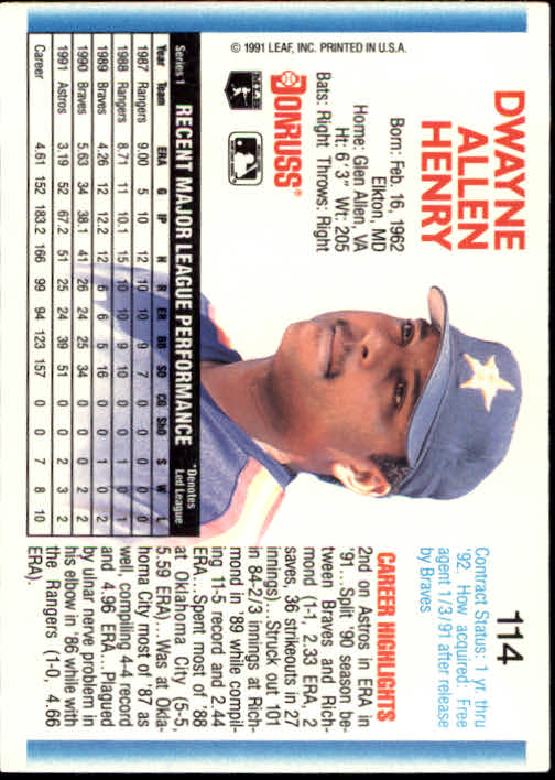 thumbnail 219 - 1992 Donruss Baseball (Pick Card From List)