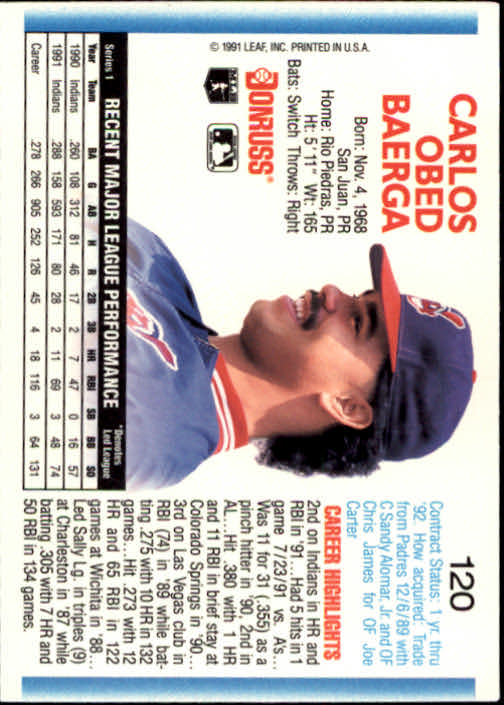 thumbnail 41 - 1992 Donruss Baseball Card Pick 101-284