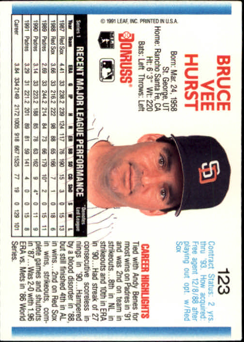 thumbnail 233 - 1992 Donruss Baseball (Pick Card From List)