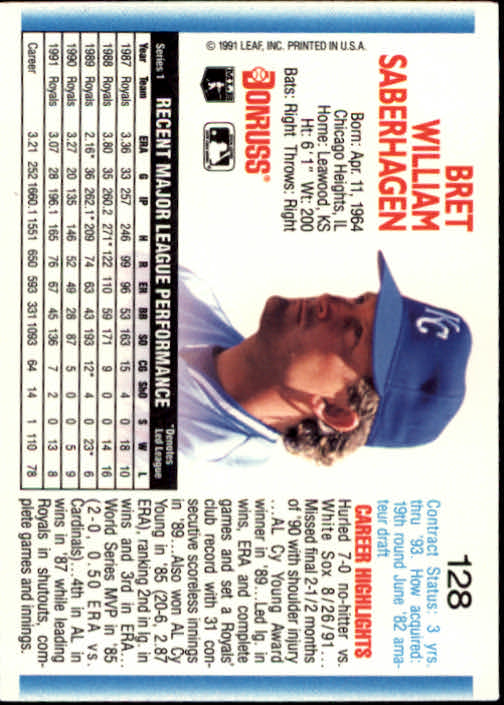 thumbnail 255 - A9587- 1992 Donruss Baseball Cards 1-250 +Rookies -You Pick- 10+ FREE US SHIP
