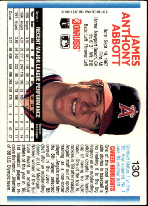 thumbnail 259 - A9587- 1992 Donruss Baseball Cards 1-250 +Rookies -You Pick- 10+ FREE US SHIP