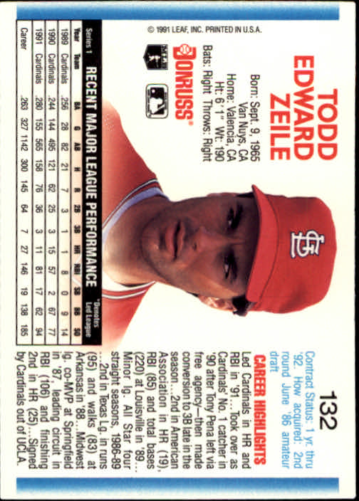 thumbnail 251 - 1992 Donruss Baseball (Pick Card From List)