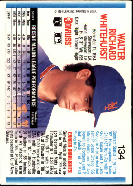 thumbnail 255 - 1992 Donruss Baseball (Pick Card From List)
