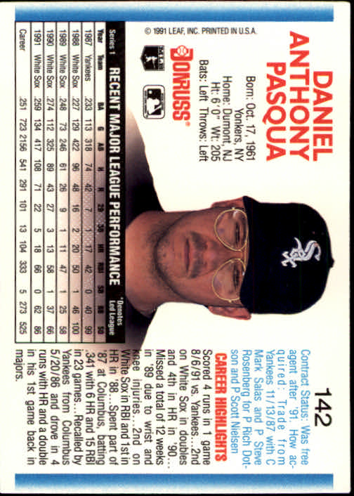 thumbnail 283 - A9587- 1992 Donruss Baseball Cards 1-250 +Rookies -You Pick- 10+ FREE US SHIP