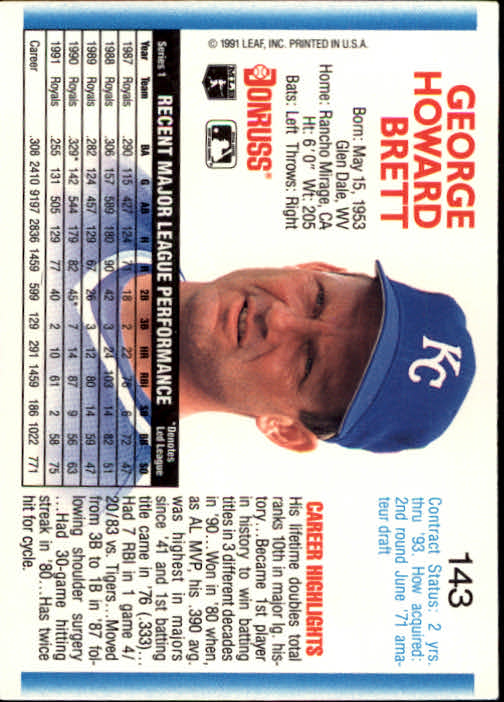 thumbnail 285 - A9587- 1992 Donruss Baseball Cards 1-250 +Rookies -You Pick- 10+ FREE US SHIP