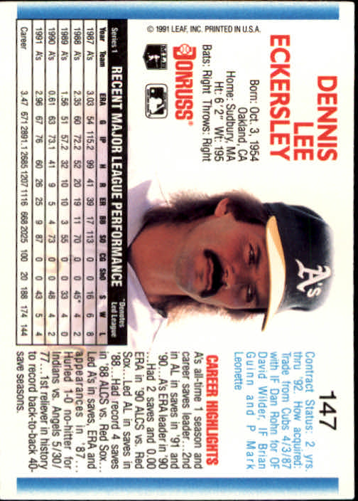 thumbnail 279 - 1992 Donruss Baseball (Pick Card From List)