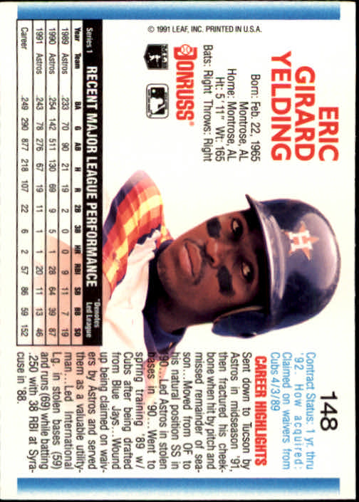 thumbnail 295 - A9587- 1992 Donruss Baseball Cards 1-250 +Rookies -You Pick- 10+ FREE US SHIP