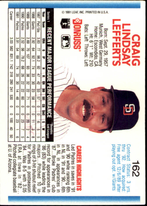 thumbnail 307 - 1992 Donruss Baseball (Pick Card From List)